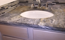 Countertop with Custom back & side splash