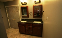 Slate Master Bath Steam Shower 01 Vanity