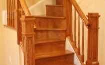 Custom New Stairs Balusters Posts Staining