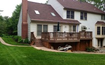 Composite Deck Lighting Custom paver walkway