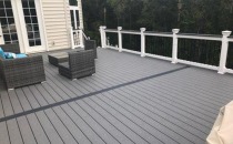 New Composite Deck with Deck furniture