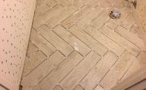 Tile Herringbone pattern 2 foot plank