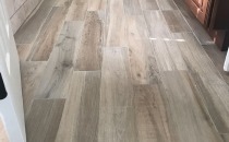 Tile Plank Installed Randomly Complete