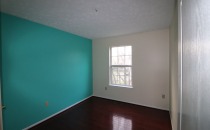 Painting Accent Wall Metallic Aqua