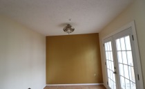 Painting Accent Wall Metallic Gold