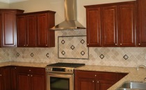 Kitchen Paprika w backsplash design